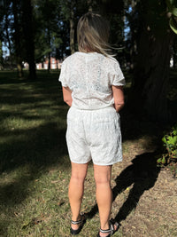 Short broderie blanc - Lola