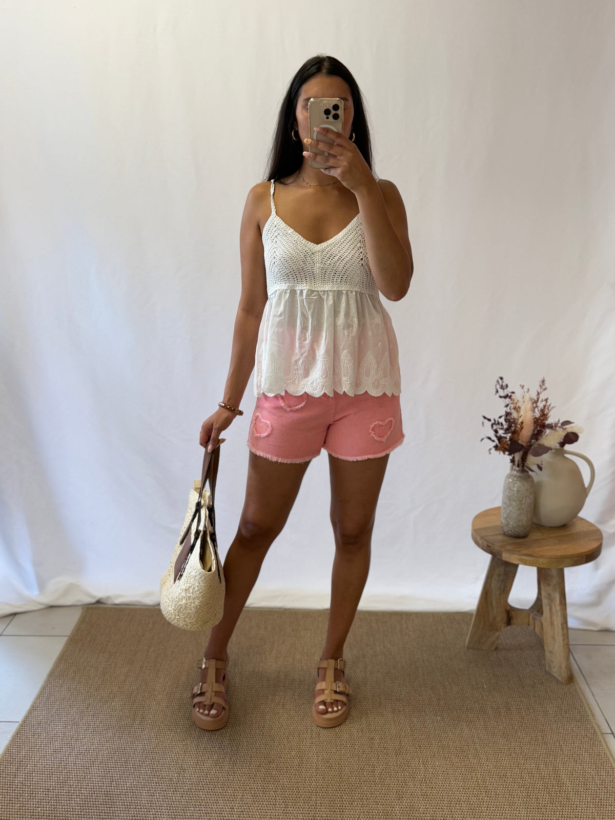 Top crochet blanc - Louisy