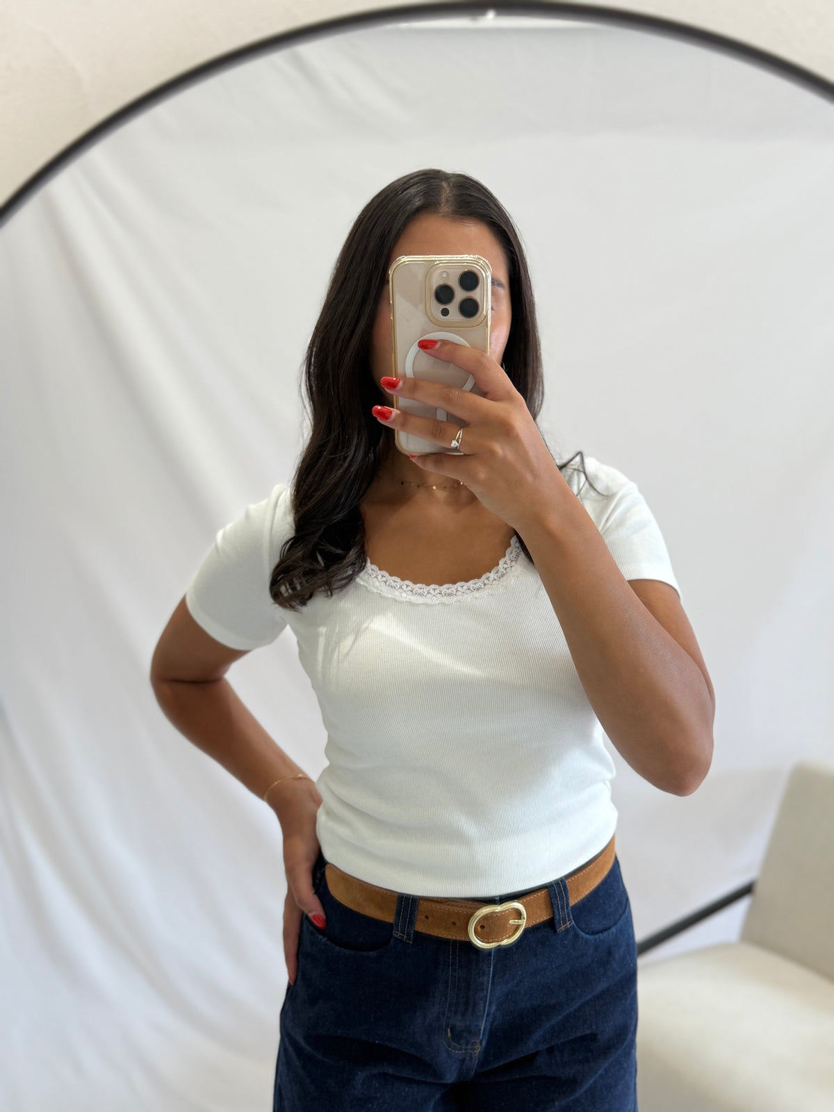 Tee shirt blanc - Pauline