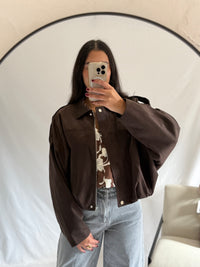 Veste suédine brown - Malice