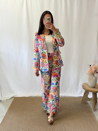 Pantalon fluide fleurie - Joana