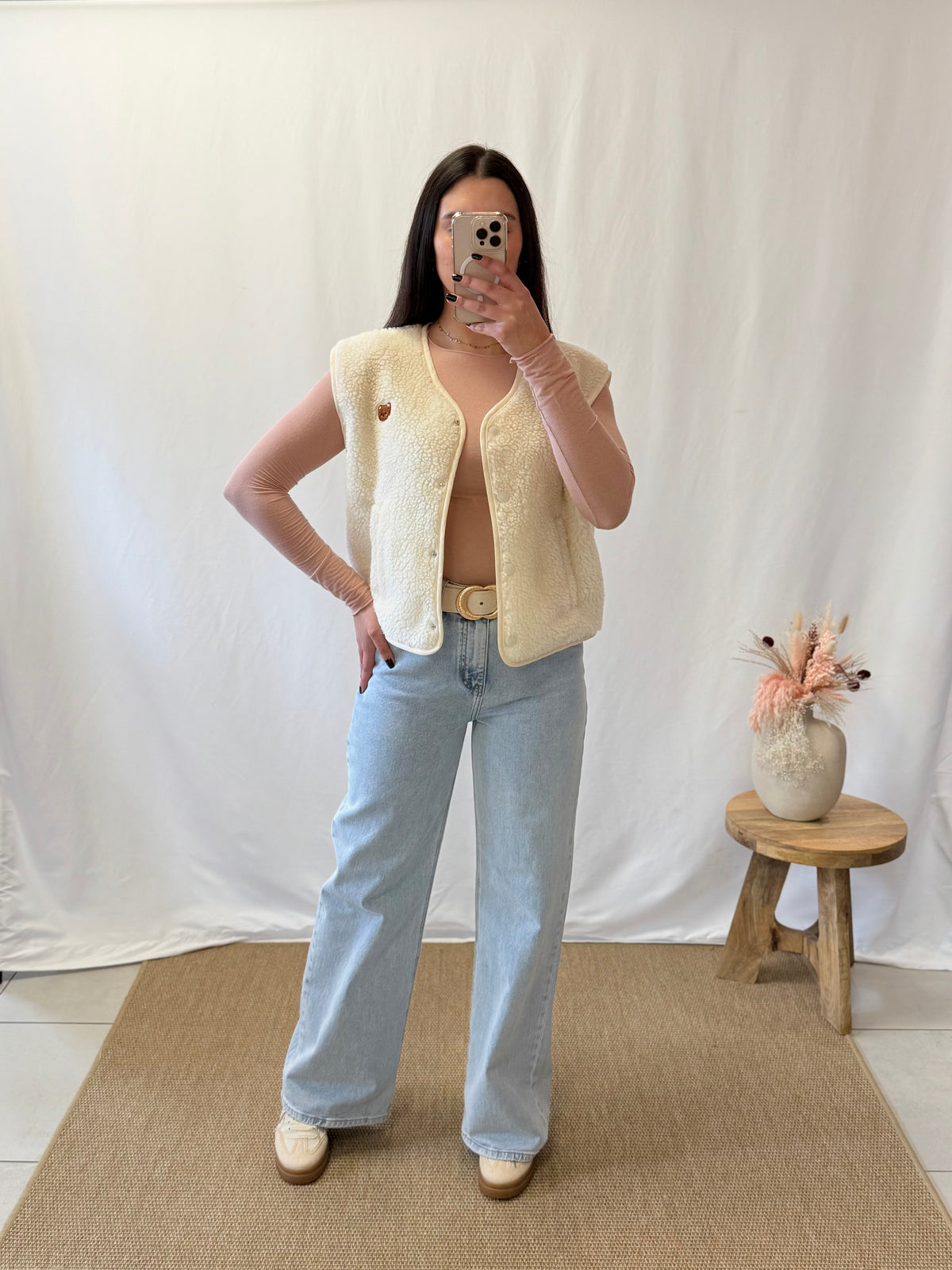 Gilet écru - Ourson