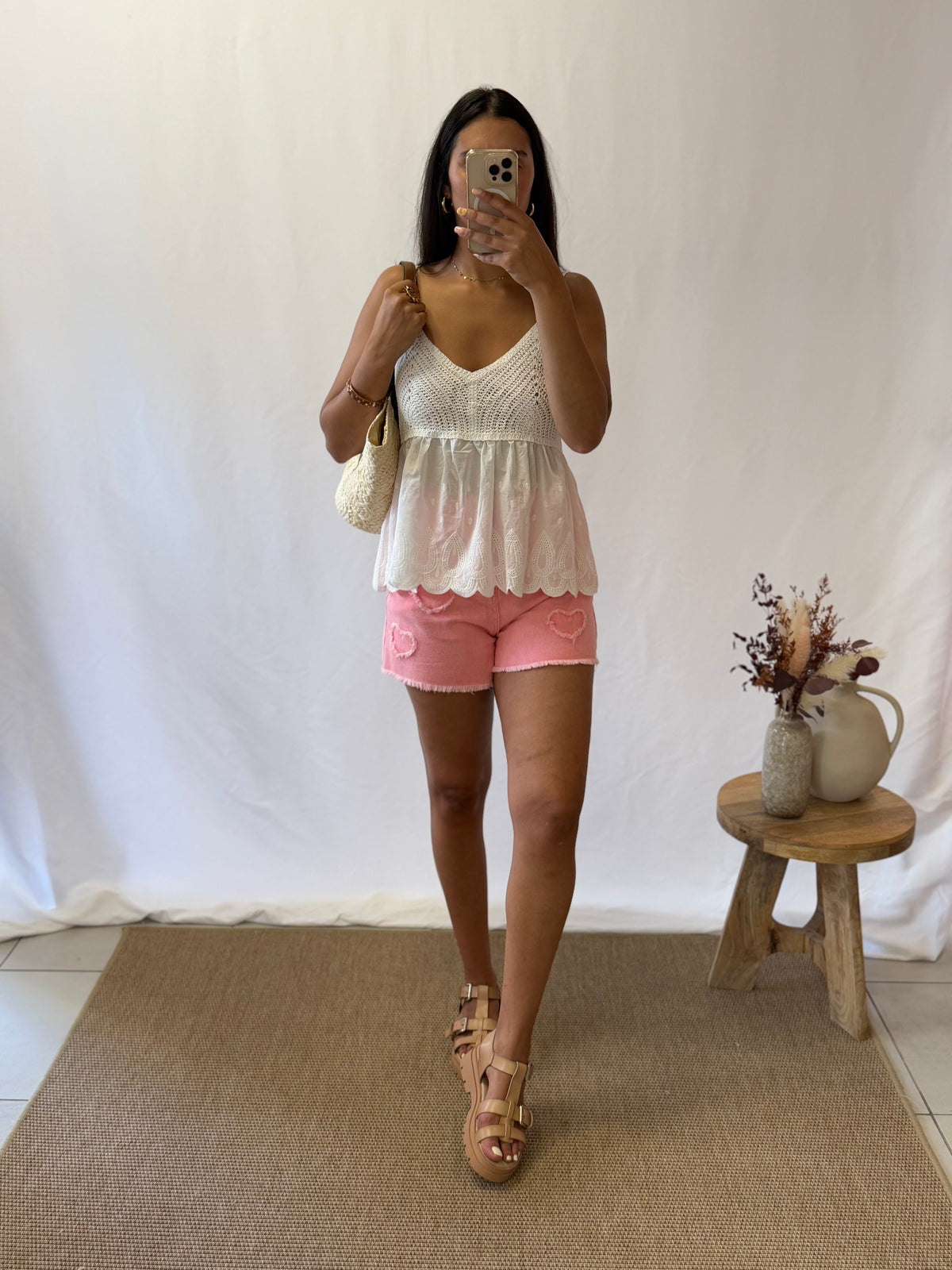 Top crochet blanc - Louisy