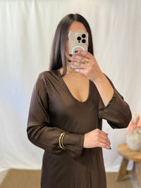 Robe marron - Auda
