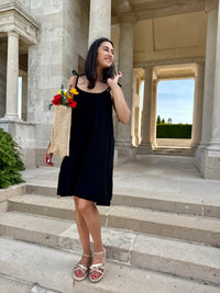 Robe gaze noir - Vic