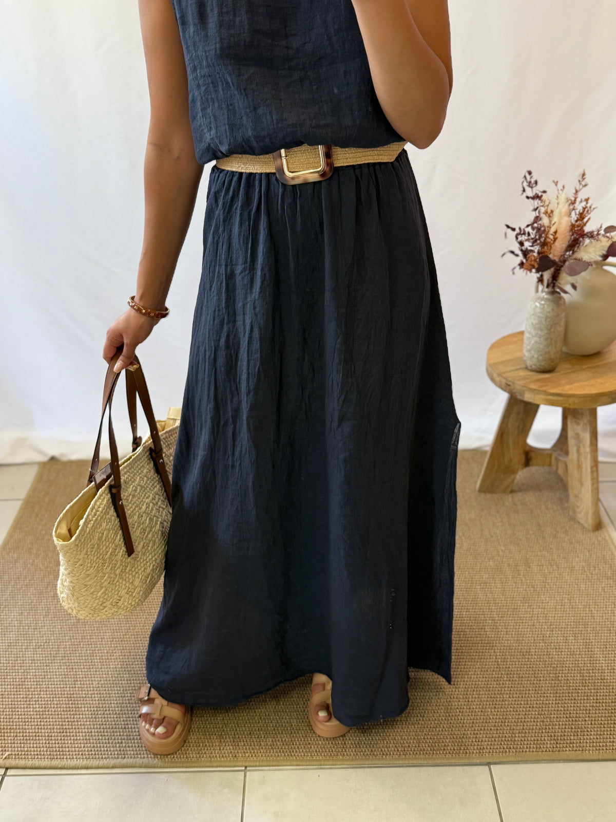 Ensemble lin marine - Astrid