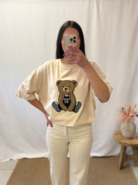 Tee shirt beige - Ourson