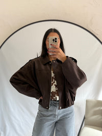 Veste suédine brown - Malice