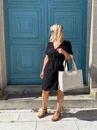 Robe broderie noir - Lou