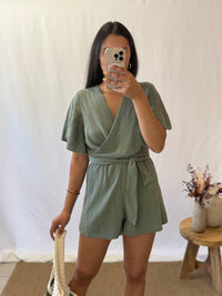 Combi short kaki - Valia