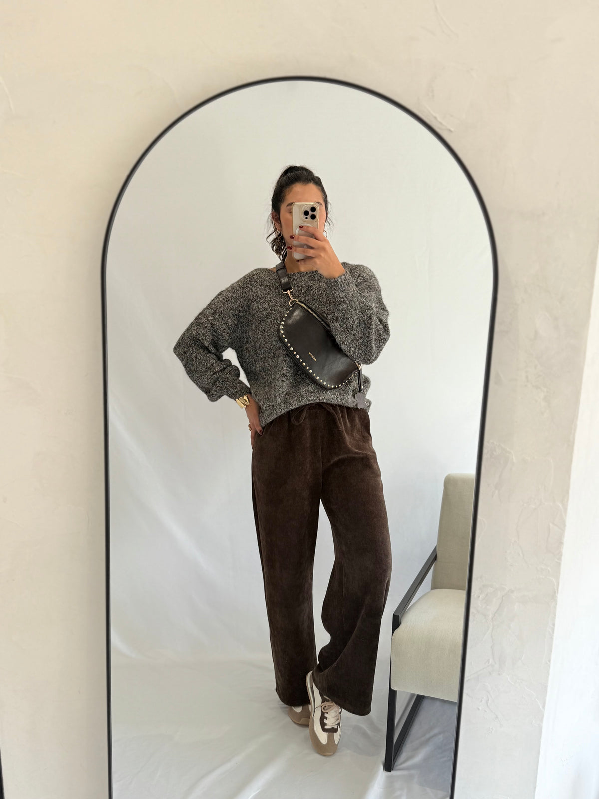 Pantalon marron - Douceur