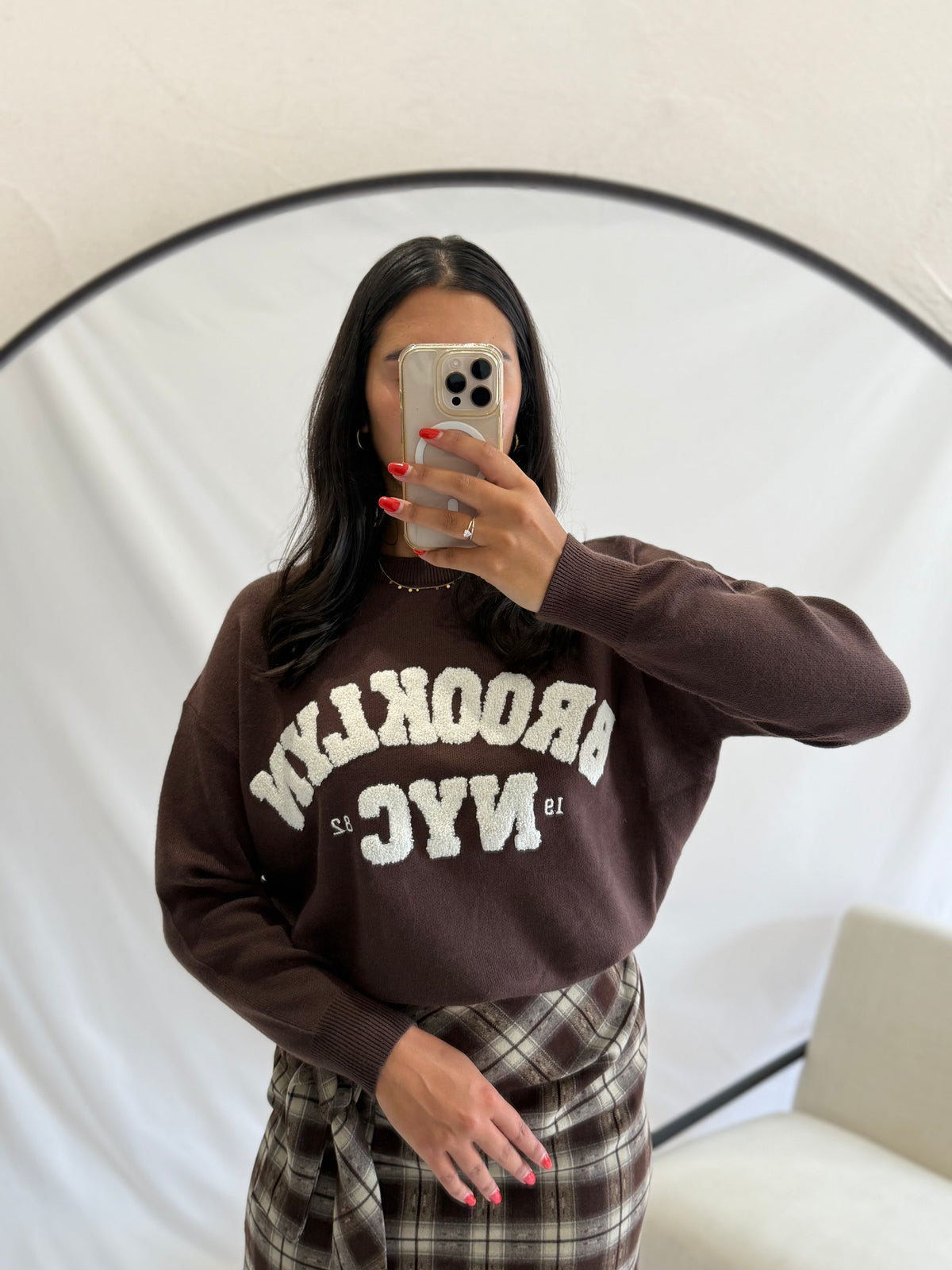 Pull marron - Brooklyn