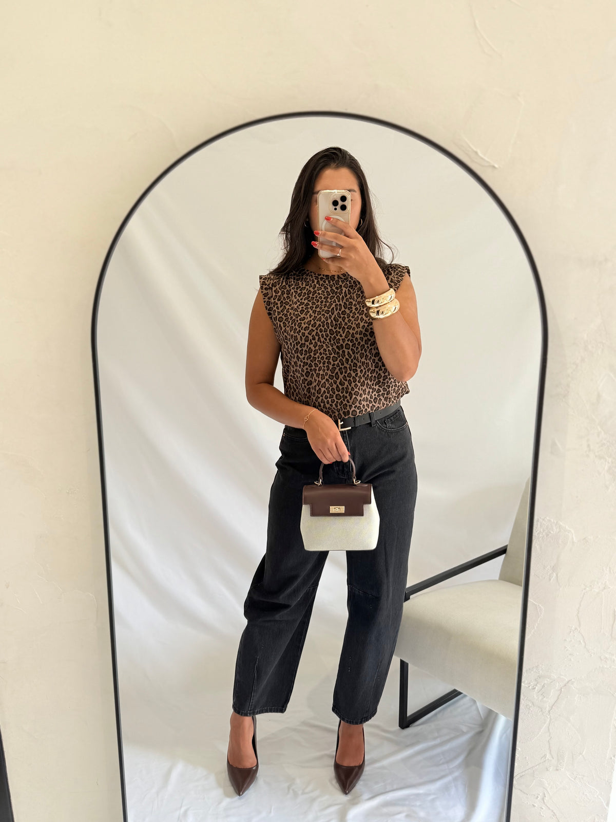 Jean ballon gris - Brandy