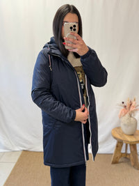 Parka fourrée marine - Leon