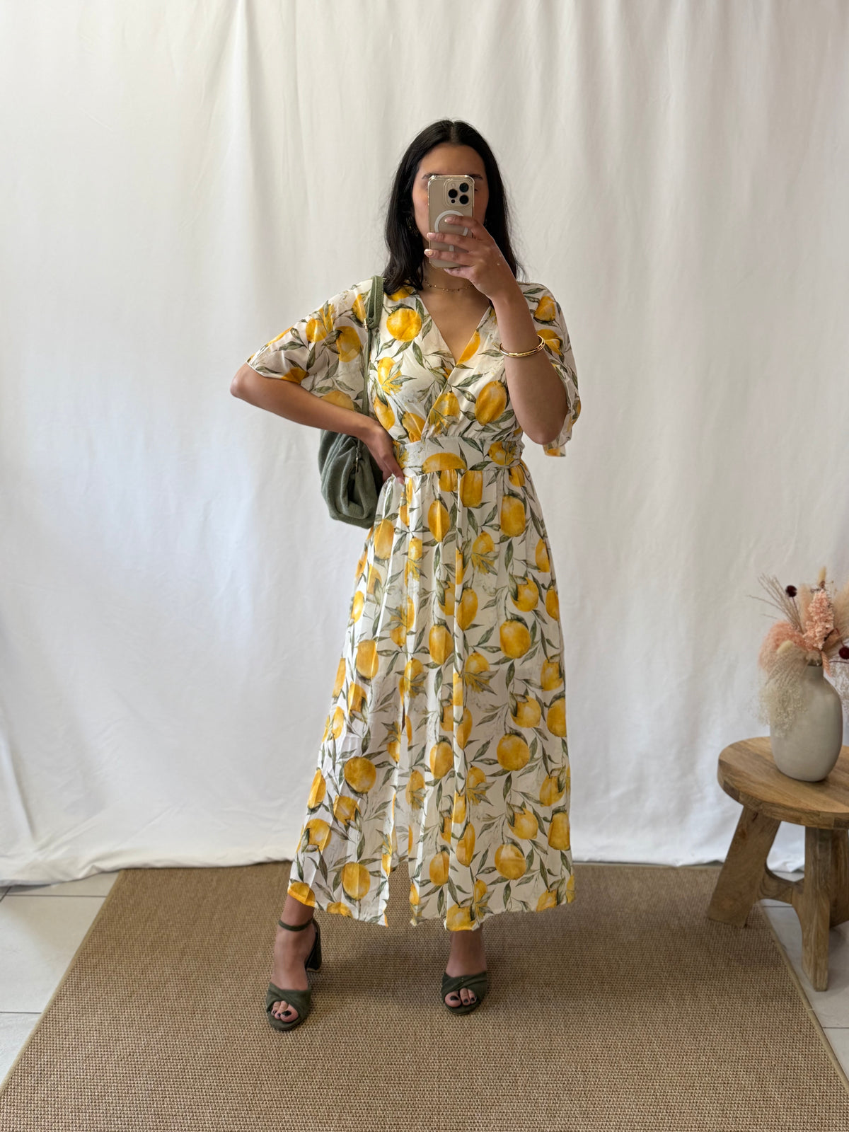 Robe longue citron - Orisa