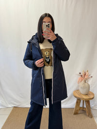 Parka fourrée marine - Leon