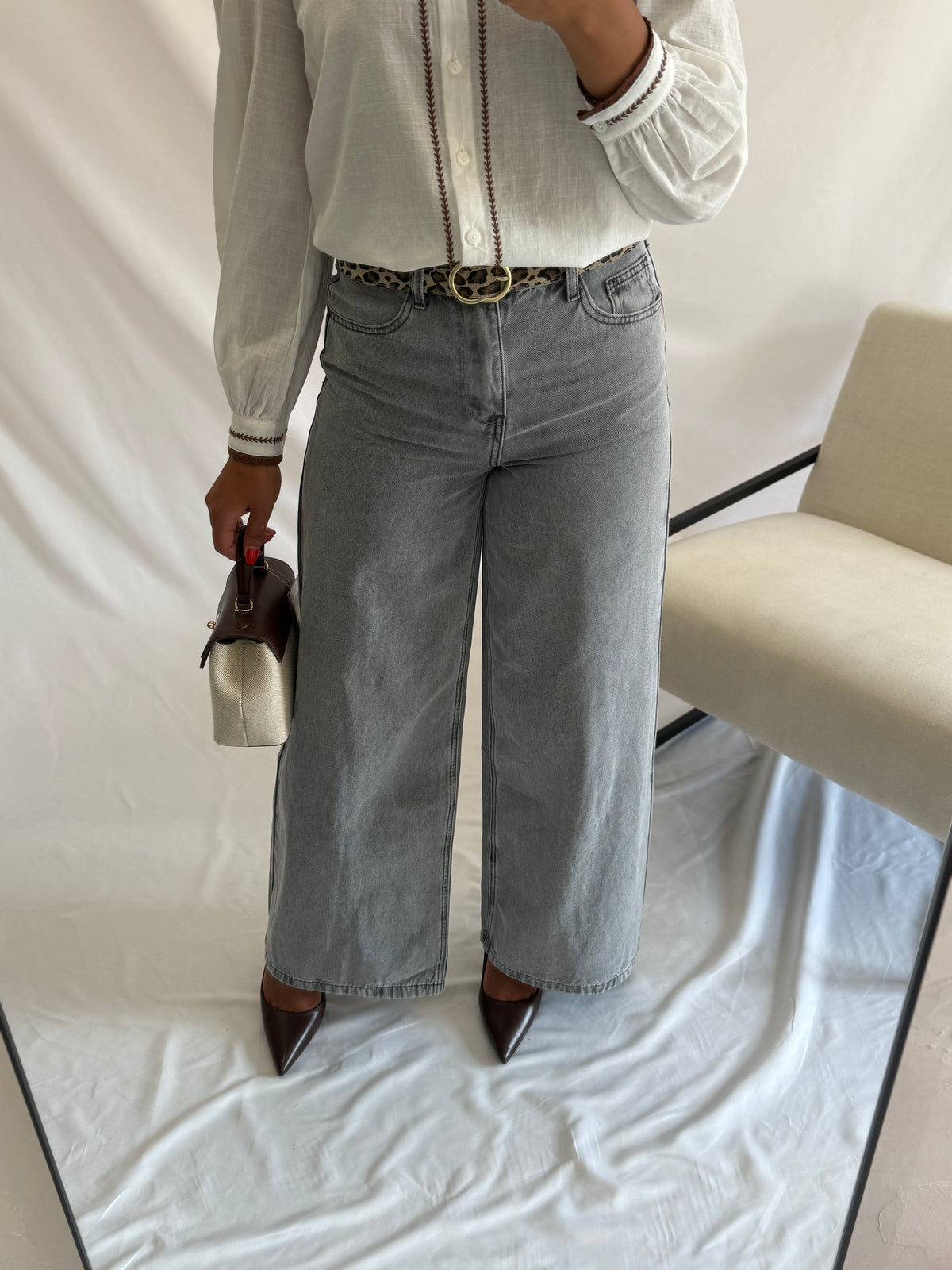 Jean gris clair - Giovani