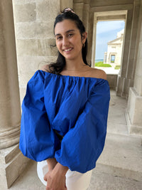 Blouse bleu royal - Lucass