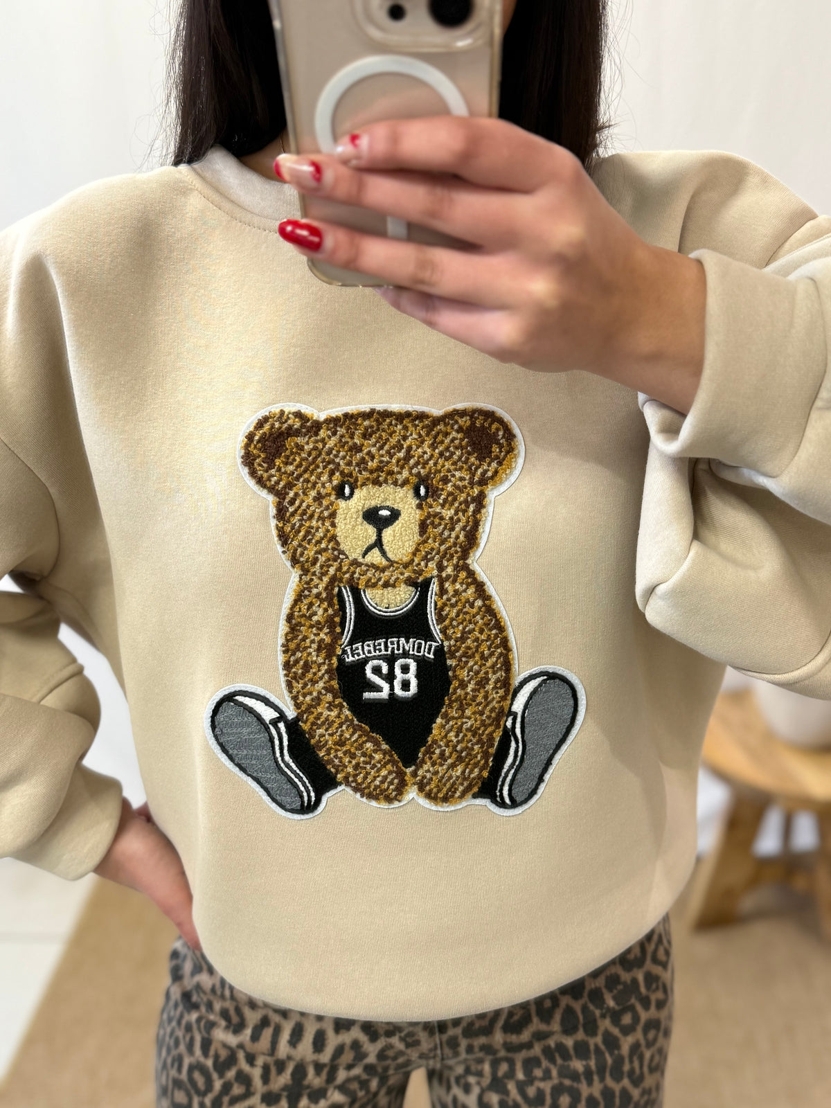 Sweat beige - Ourson