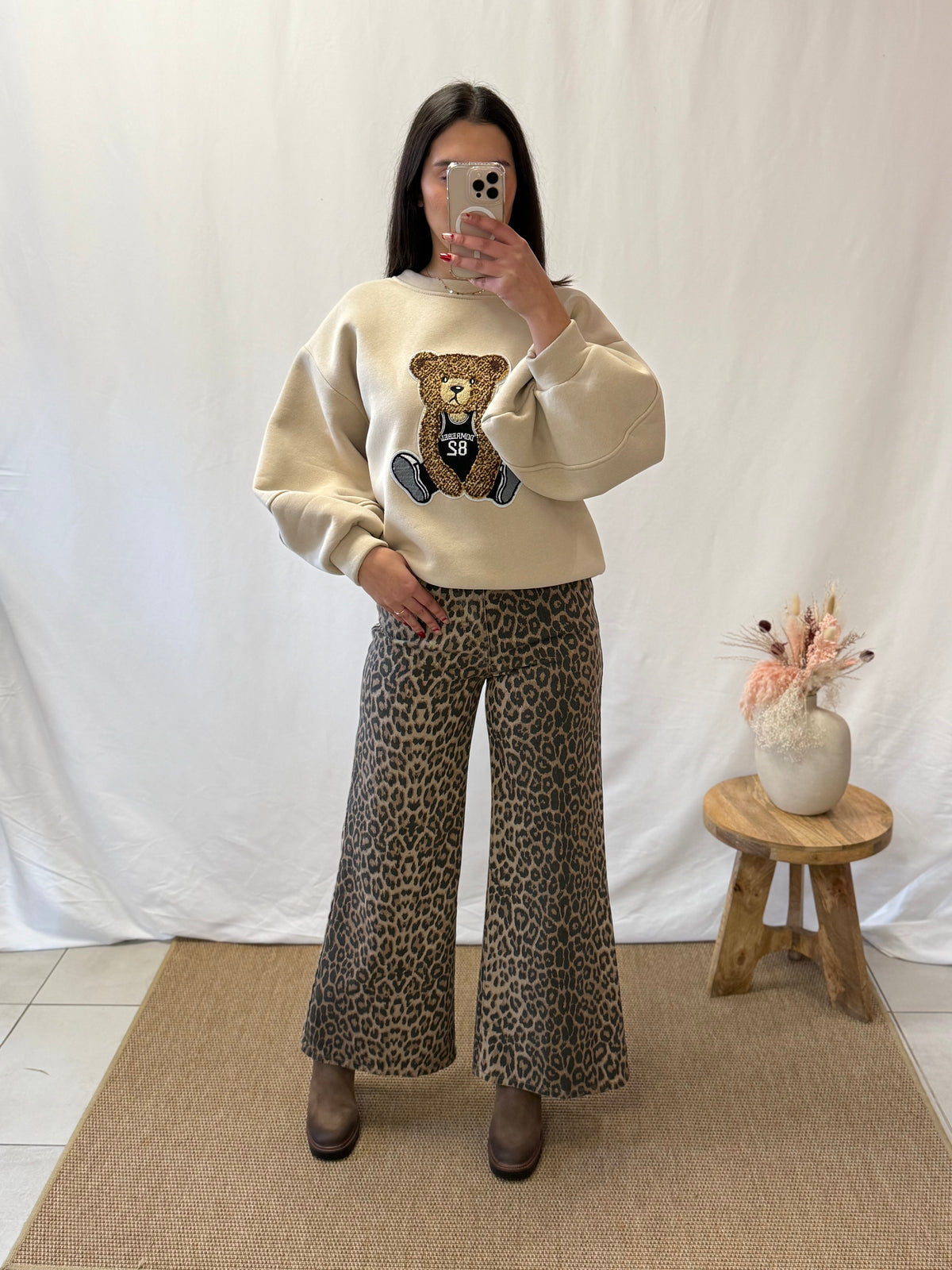 Sweat beige - Ourson