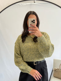 Pull chiné vert - Auguste