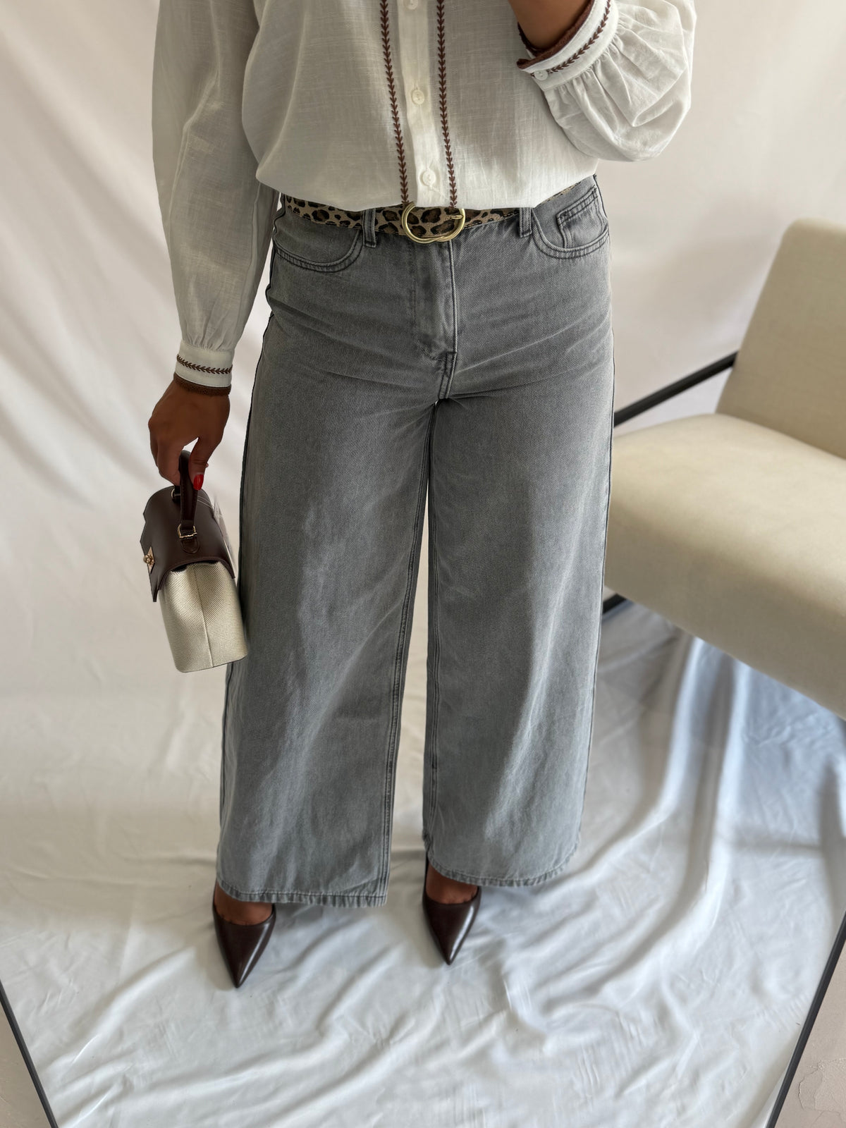 Jean gris clair - Giovani