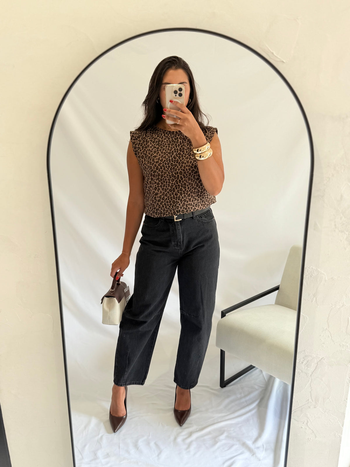 Jean ballon gris - Brandy