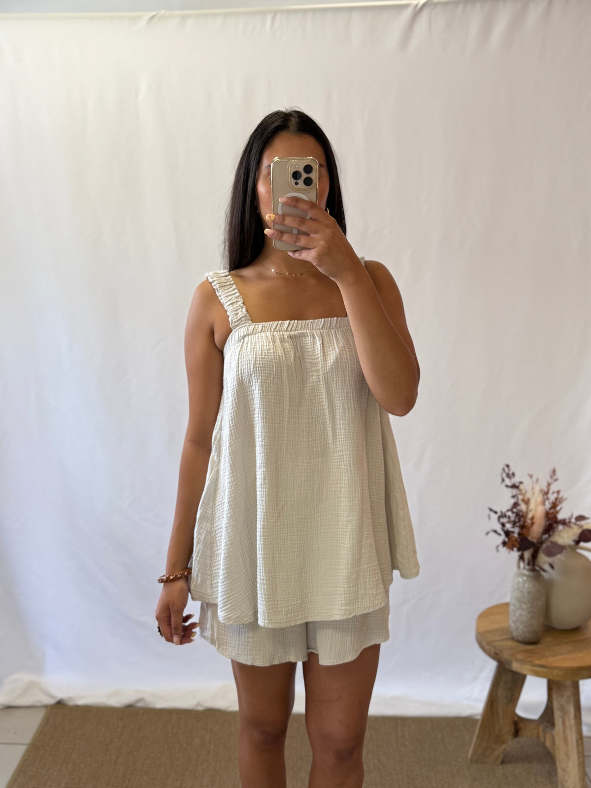 Ensemble gaze beige - Marina