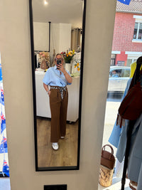 Pantalon fluide Camel - Alix