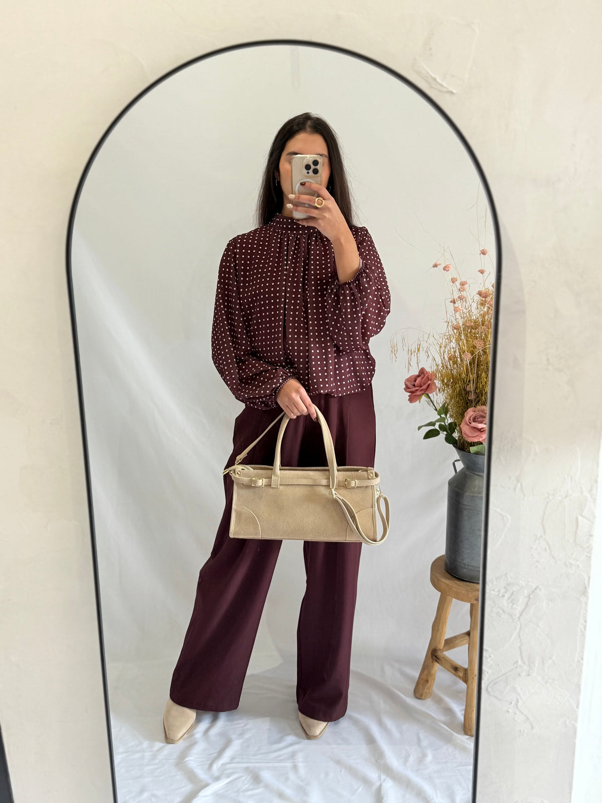 Blouse à pois - Choco