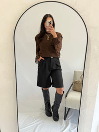 Pull sans manche marron - Giles