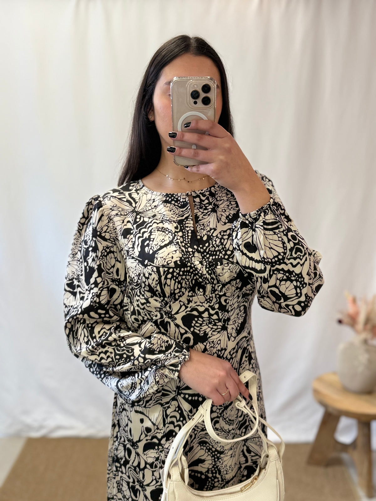 Robe longue motifs - Adix