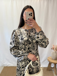 Robe longue motifs - Adix