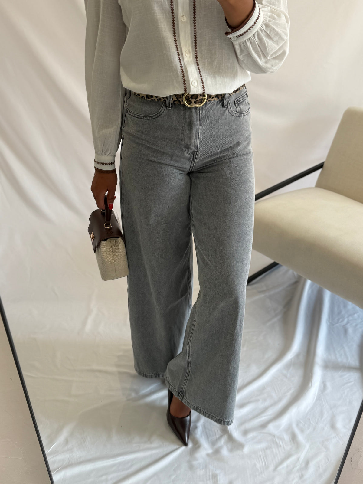 Jean gris clair - Giovani