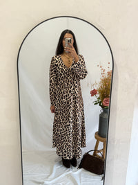 Robe longue léopard - Topia