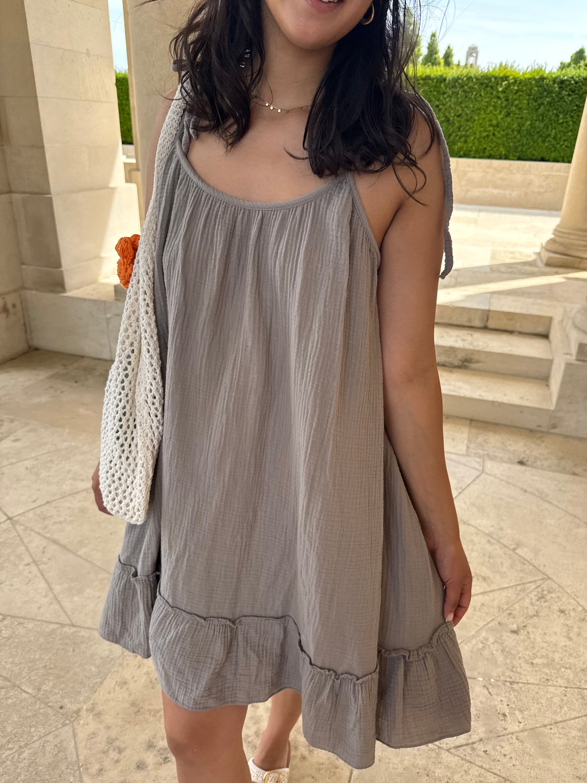 Robe gaze taupe - Vic