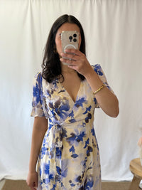 Robe longue bleu - Calfa