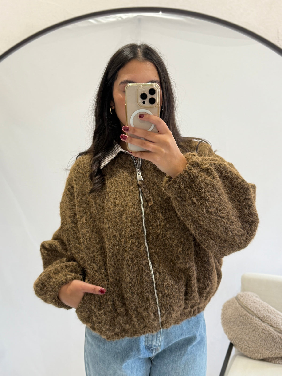 Veste marron - Asther