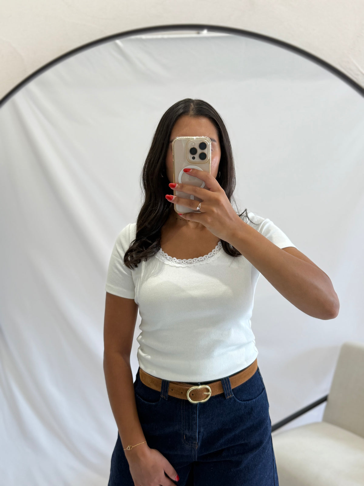 Tee shirt blanc - Pauline