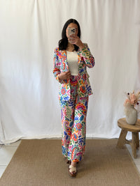 Pantalon fluide fleurie - Joana