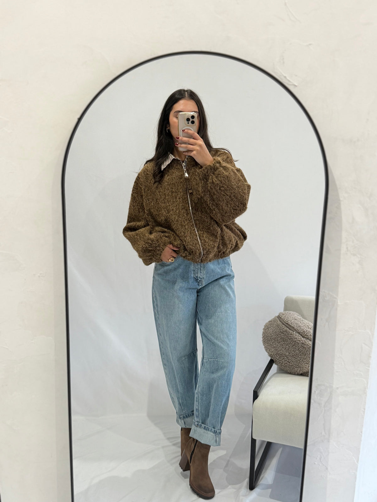 Veste marron - Asther