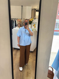 Pantalon fluide Camel - Alix