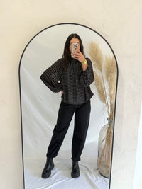 Blouse à pois noir - Opia