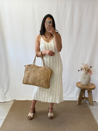 Robe volants beige - Azio