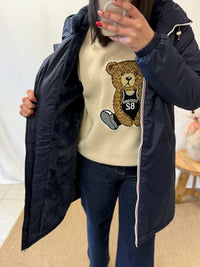 Parka fourrée marine - Leon