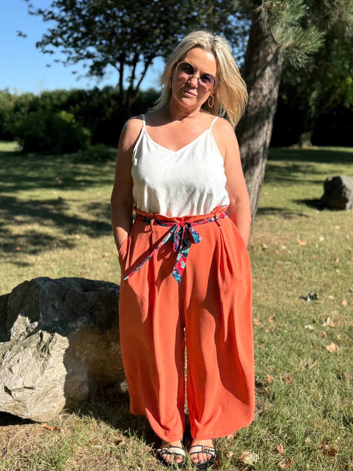 Top broderie blanc - Coralie