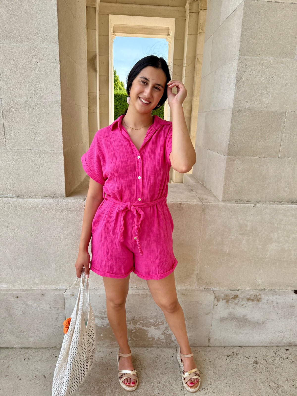 Combi short fushia - Olisa