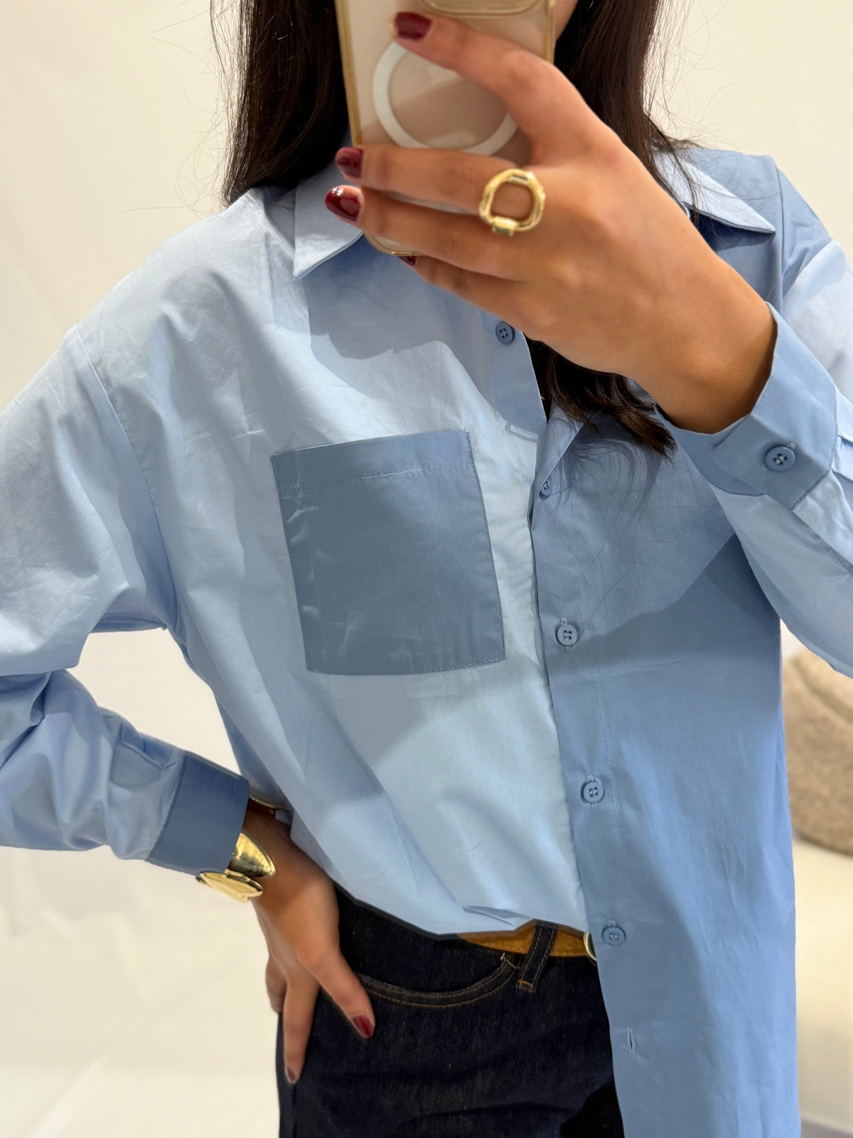 Chemise bleu - Louisa