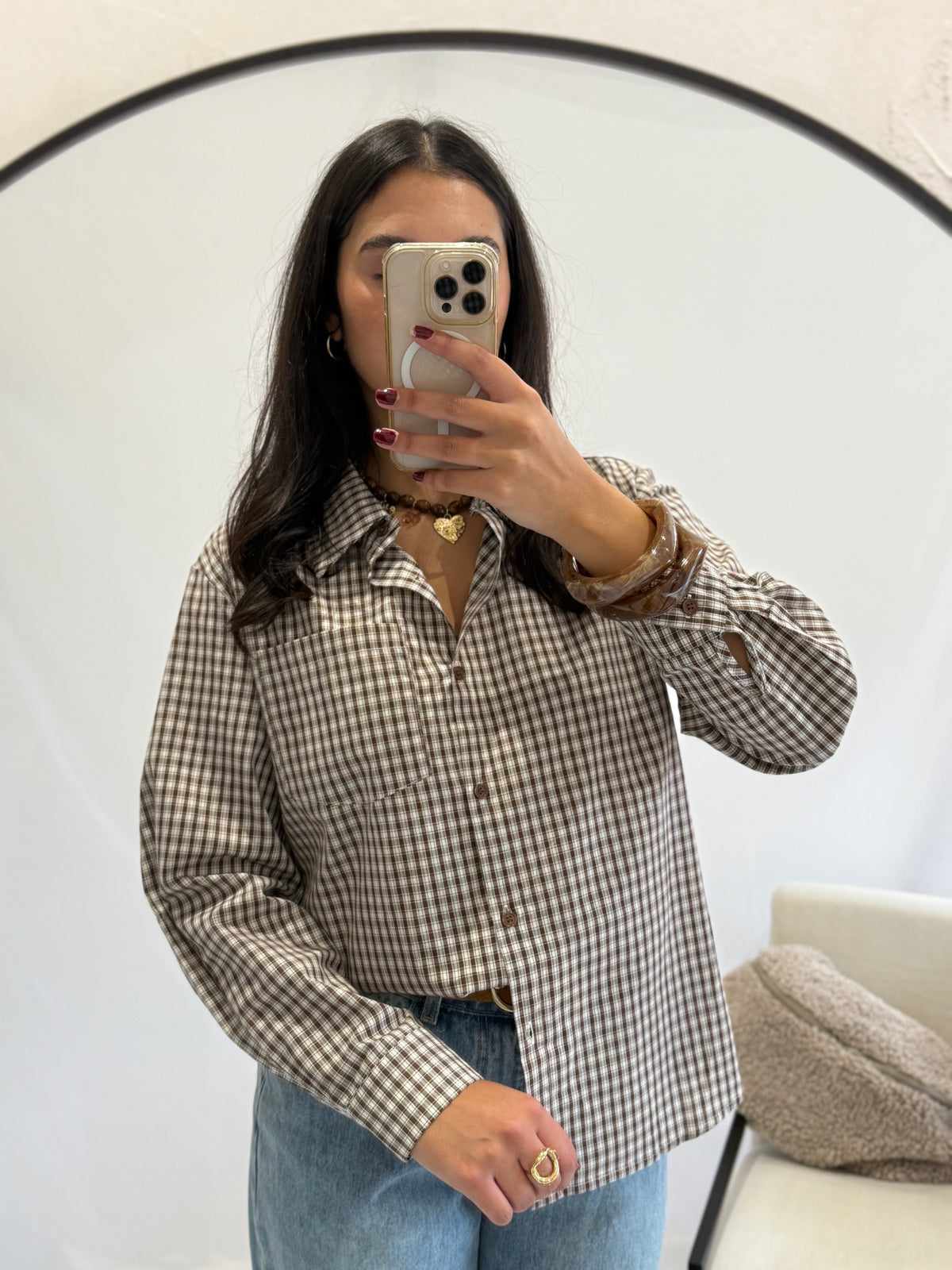 Chemise rayure choco - Ipa