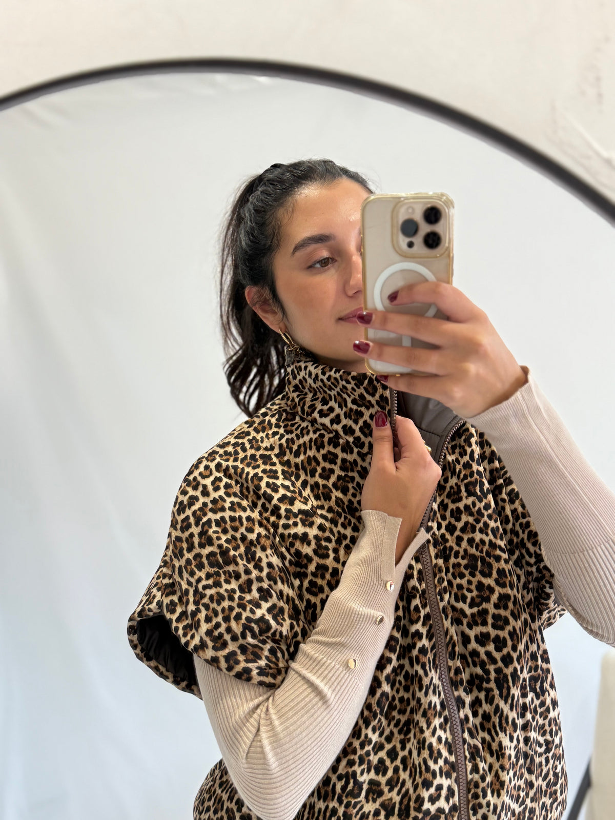 Veste réversible - Léopard